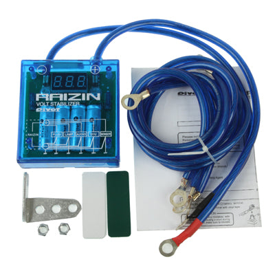 Stabilizzatore di tensione PIVOT Mega Raizin, sistema ad alta capacità e monitor delle prestazioni della batteria, DC 12V, 03080003