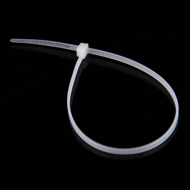 500 fascette fermacavi in nylon autobloccanti da 3 x 150 mm, 3mm x 150mm Black, 3mm x 150mm White