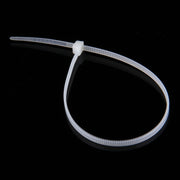 500 fascette fermacavi in nylon autobloccanti da 3 x 150 mm, 3mm x 150mm Black, 3mm x 150mm White