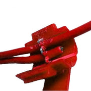 Clip per cavo da 100 pezzi, adatta al diametro della linea: 0,3-0,7 mm (rosso)