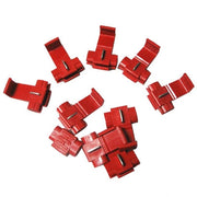Clip per cavo da 100 pezzi, adatta al diametro della linea: 0,3-0,7 mm (rosso)