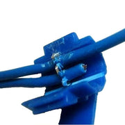 Clip per cavo da 100 pezzi, adatta al diametro della linea: 0,8-2,0 mm (blu)