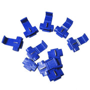 Clip per cavo da 100 pezzi, adatta al diametro della linea: 0,8-2,0 mm (blu)