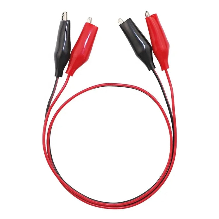 Cavo con clip per sonda a coccodrillo a doppia estremità, lunghezza: 75 cm, 75cm