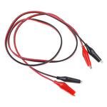 Cavo con clip per sonda a coccodrillo a doppia estremità, lunghezza: 75 cm, 75cm