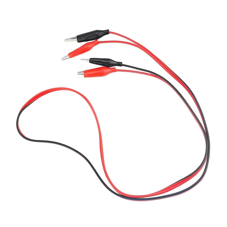 Cavo con clip per sonda a coccodrillo a doppia estremità, lunghezza: 75 cm, 75cm