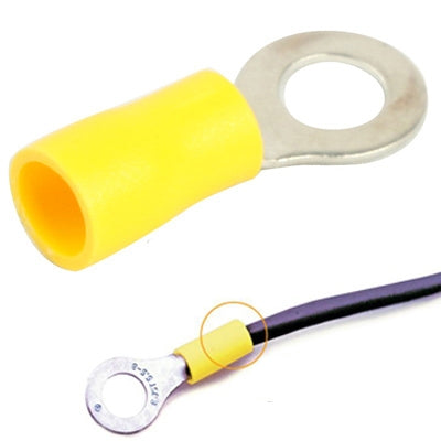 Terminali ad anello fai-da-te da 100 pezzi RV5.5-5.0mm, dimensioni cavo: 2-3mm2 (100 pezzi in una confezione, il prezzo è per 100 pezzi), 5.5-5.0mm
