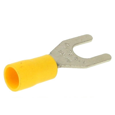 100 connettori terminali a forcella SV5,5-6,0 mm fai da te, dimensioni cavo: 2-3 mm2 (100 pezzi in una confezione, il prezzo è per 100 pezzi), 5.5-6.0mm
