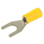 100 connettori terminali a forcella SV5,5-6,0 mm fai da te, dimensioni cavo: 2-3 mm2 (100 pezzi in una confezione, il prezzo è per 100 pezzi), 5.5-6.0mm