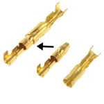 Terminale a crimpare fai-da-te da 100 pezzi Connettore ad anello femmina-maschio, dimensioni cavo: 1-2,5 mm2 (100 pezzi in una confezione, il prezzo è per 100 pezzi), Female to Male