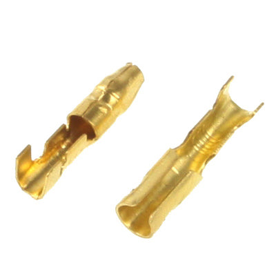 Terminale a crimpare fai-da-te da 100 pezzi Connettore ad anello femmina-maschio, dimensioni cavo: 1-2,5 mm2 (100 pezzi in una confezione, il prezzo è per 100 pezzi), Female to Male
