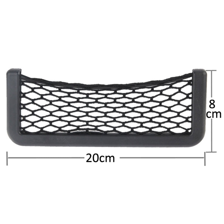 Tasche a rete per auto Borsa a tracolla per riporre auto da 20 cm x 8 cm con adesivo, 20 x 8cm