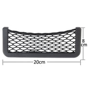 Tasche a rete per auto Borsa a tracolla per riporre auto da 20 cm x 8 cm con adesivo, 20 x 8cm