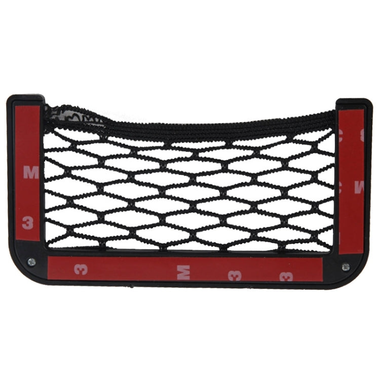 Tasche a rete per auto Borsa a tracolla per riporre auto da 12 cm x 6 cm con adesivo, 12x6cm