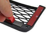 Tasche a rete per auto Borsa a tracolla per riporre auto da 12 cm x 6 cm con adesivo, 12x6cm