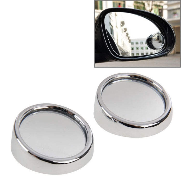 2 pezzi 3R11 specchietto retrovisore per auto specchietto grandangolare specchietto laterale, rotazione di 360 gradi regolabile, 3R-011(Black), 3R-011