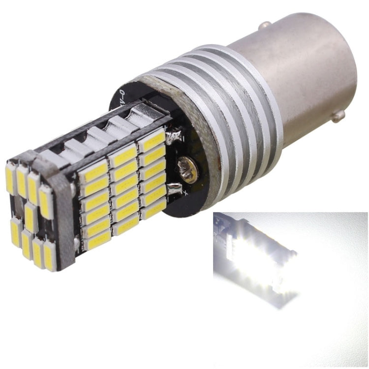2 PZ 1156 9W 450LM Luce Bianca 45 LED 4014 SMD Lampadina Luce Freno per Auto, DC 12V, 1156