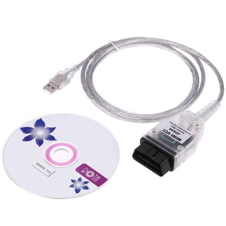 Strumenti cavo diagnostico Mini VCI J2534 per strumento scanner Toyota TIS Tech Stream OBD OBDII, J2534