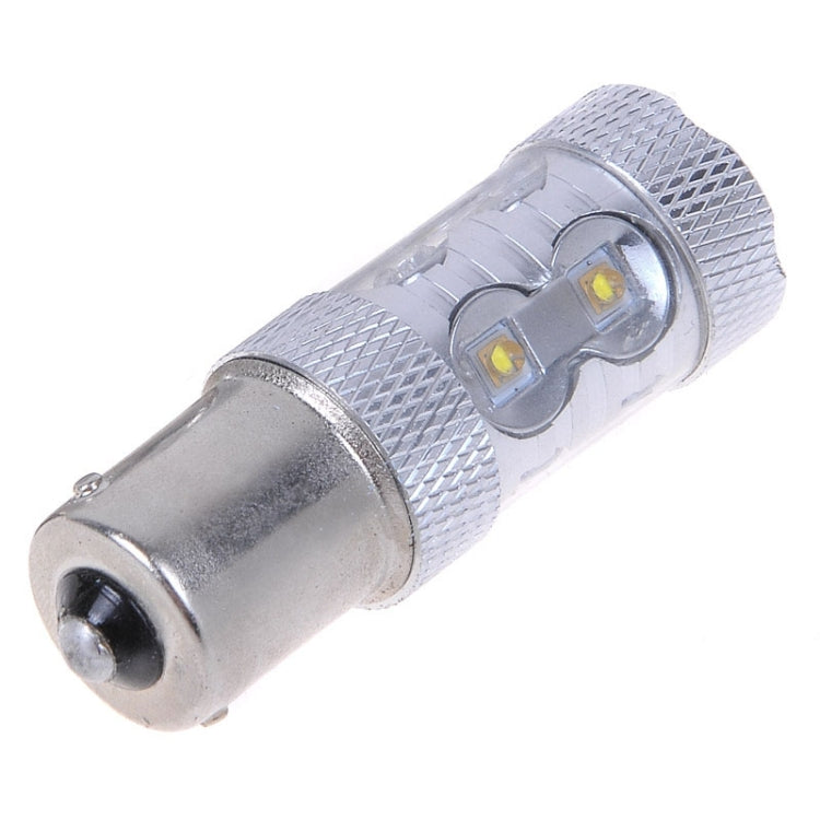 2PCS 1156/BA15S 650 Lumen 50W 10-3535-LEDs 6500K Luce bianca Indicatori di direzione, DC 12-24V, 1156/BA15S