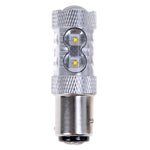 2PCS 1156/BA15S 650 Lumen 50W 10-3535-LEDs 6500K Luce bianca Indicatori di direzione, DC 12-24V, 1156/BA15S
