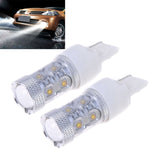 2 PZ 7440 650 Lumen 50W 10-3535-LEDs 6500K Luce bianca freno per auto, DC 12-24V, 7440