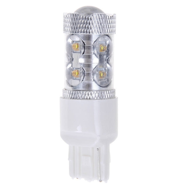 2 PZ 7440 650 Lumen 50W 10-3535-LEDs 6500K Luce bianca freno per auto, DC 12-24V, 7440