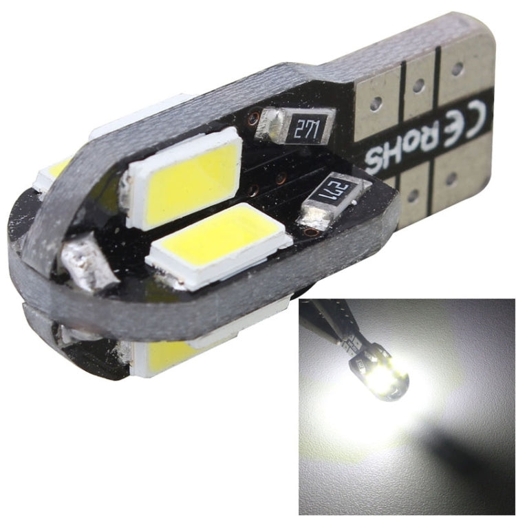 10 PZ T10 4W 280LM Luce bianca 8 LED SMD 5630 Decodifica Canbus Lampada luci di ingombro per auto, DC 12V, 4W 280LM