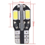 10 PZ T10 4W 280LM Luce bianca 8 LED SMD 5630 Decodifica Canbus Lampada luci di ingombro per auto, DC 12V, 4W 280LM