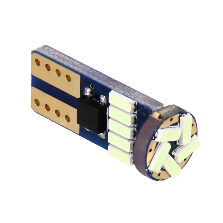 2PCS T10 3W 450LM 15 LED 4014 SMD LED Decodifica Lampada Canbus senza errori per auto, DC12V, 15 LED 4014 SMD LEDs