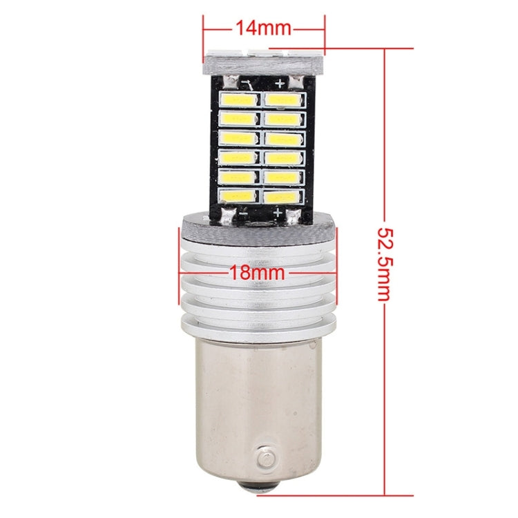 2PCS 1156/BA15S 6W 30SMD 4014 900LM Luce bianca 6500K Decodifica LED Luce freno/sterzo per auto, 1156/BA15S 6W