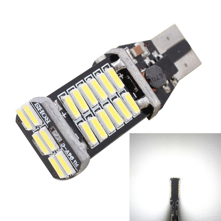2PCS T15 6W 30-SMD 4014 6500K 900LM Lampada di backup per auto LED decodificata a luce bianca senza errori, 30-SMD 4014