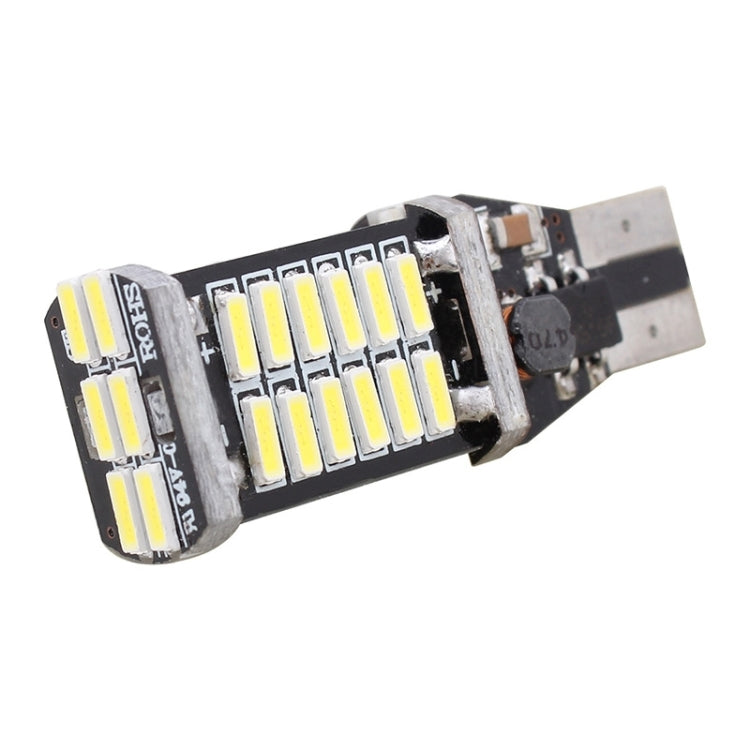 2PCS T15 6W 30-SMD 4014 6500K 900LM Lampada di backup per auto LED decodificata a luce bianca senza errori, 30-SMD 4014