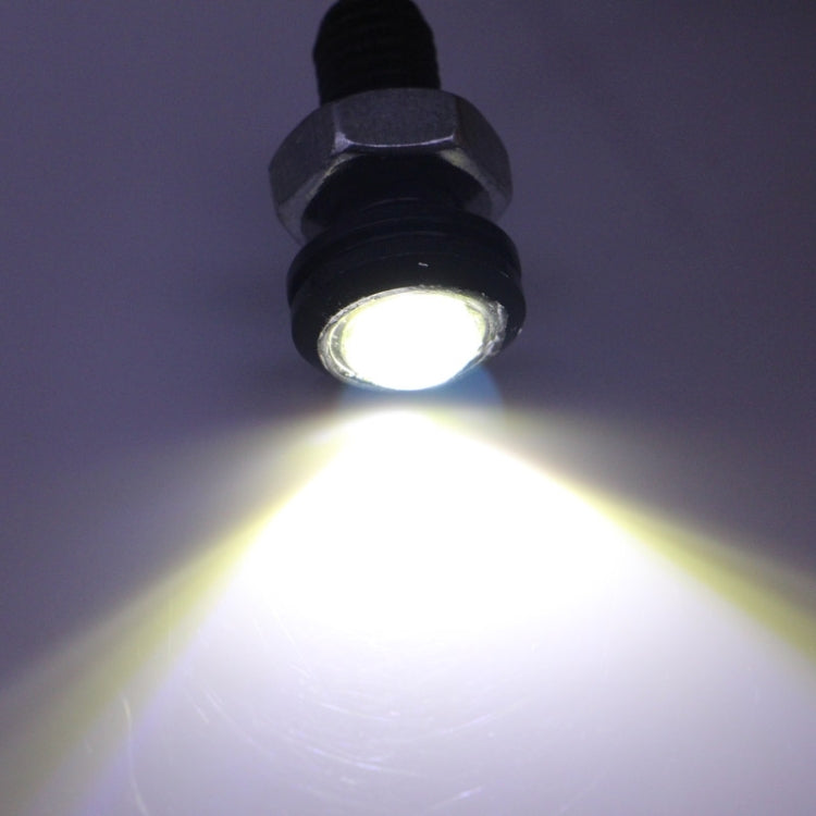 2 pezzi 2x 2W Eagle Eye Light LED bianco impermeabile per veicoli, lunghezza cavo: 60 cm