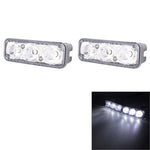 2 pezzi MZ 9W 540LM 6500K 3-LED luce bianca cablata fendinebbia per auto diurna, DC12-24V, cavo leggero: 15 cm, MZ 9W