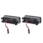 2 pezzi MZ 9W 540LM 6500K 3-LED luce bianca cablata fendinebbia per auto diurna, DC12-24V, cavo leggero: 15 cm, MZ 9W
