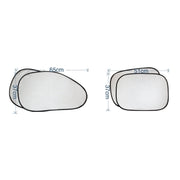Set di panni parasole per auto 6 in 1 con accessori estivi rivestiti in argento, consegna colore casuale, 6 in 1 Sun Shade