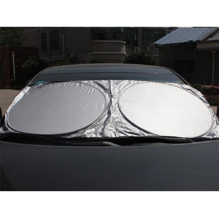 Set parasole auto 6 in 1 con pellicole rivestite argento
