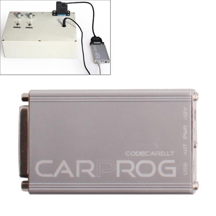 Carprog V10.03 Strumento di riparazione automatica con chip ECU completo con 21 adattatori per riparazione autoradio/contachilometri/cruscotti/immobilizzatori, Auto Repair Tool
