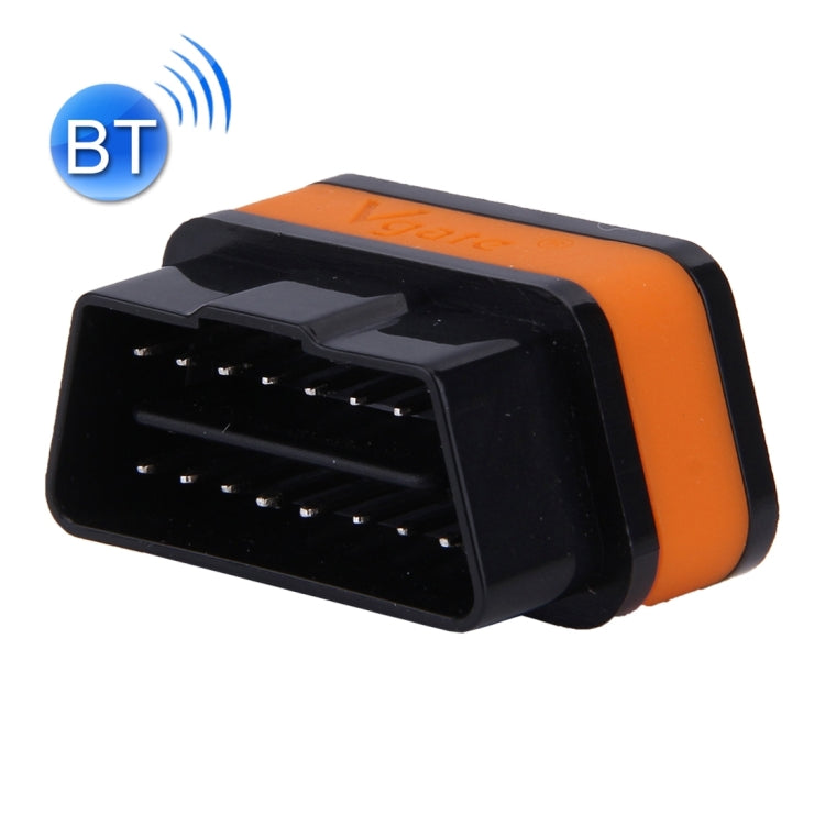 Strumento scanner per auto Vgate iCar II Super Mini ELM327 OBDII Bluetooth V3.0, supporta sistema operativo Android, supporta tutti i protocolli OBDII, Bluetooth V3.0 Black, Bluetooth V3.0 Oragne, Bluetooth V3.0  White, Bluetooth V3.0 Orange + Black   ...