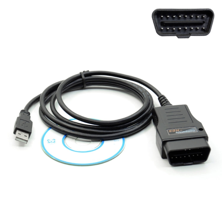 Cavo diagnostico interfaccia USB HDS 16 pin OBDII per Honda, 16 Pin