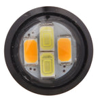 2 PZ 22,5mm 2W 200LM Luce bianca + gialla 4 LED SMD 5630 Eagle Eye Luce di direzione per auto Luce di marcia diurna, 0