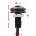 2 PZ 22,5mm 2W 200LM Luce bianca + gialla 4 LED SMD 5630 Eagle Eye Luce di direzione per auto Luce di marcia diurna, 0