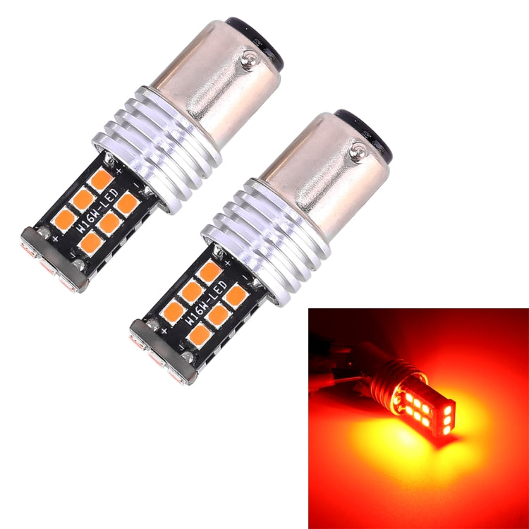 2 PCS 1157 3W LED 300LM SMD 2835 Fendinebbia posteriore per auto/Luce di riserva per veicoli, DC 12V, 1157 3W, 1157