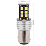 2 PCS 1157 3W LED 300LM SMD 2835 Fendinebbia posteriore per auto/Luce di riserva per veicoli, DC 12V, 1157 3W, 1157