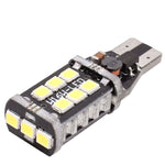 2 PCS T15 3W LED bianco 300LM SMD 2835 Fendinebbia posteriore per auto/Luce di riserva per veicoli, DC 12V, T15+3W 300LM/6500K