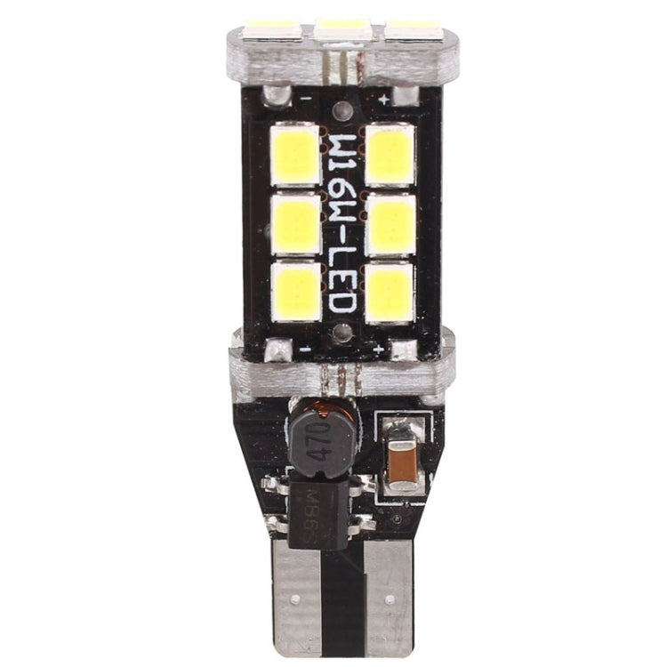 2 PCS T15 3W LED bianco 300LM SMD 2835 Fendinebbia posteriore per auto/Luce di riserva per veicoli, DC 12V, T15+3W 300LM/6500K