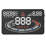 E300 da 5,5 pollici per auto OBDII/EUOBD HUD Sistema di sicurezza Head Up Display montato sul veicolo, supporta velocità e consumo di carburante, allarme di velocità eccessiva, consumo di carburante, temperatura dell'acqua, ecc., E300