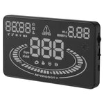 E300 da 5,5 pollici per auto OBDII/EUOBD HUD Sistema di sicurezza Head Up Display montato sul veicolo, supporta velocità e consumo di carburante, allarme di velocità eccessiva, consumo di carburante, temperatura dell'acqua, ecc., E300