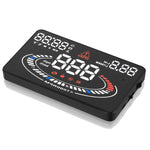 E300 da 5,5 pollici per auto OBDII/EUOBD HUD Sistema di sicurezza Head Up Display montato sul veicolo, supporta velocità e consumo di carburante, allarme di velocità eccessiva, consumo di carburante, temperatura dell'acqua, ecc., E300