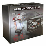E300 da 5,5 pollici per auto OBDII/EUOBD HUD Sistema di sicurezza Head Up Display montato sul veicolo, supporta velocità e consumo di carburante, allarme di velocità eccessiva, consumo di carburante, temperatura dell'acqua, ecc., E300